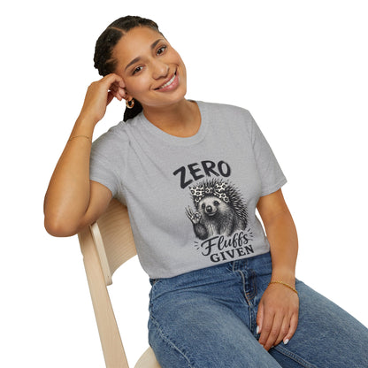 Zero Fluffs Given Graphic Tee