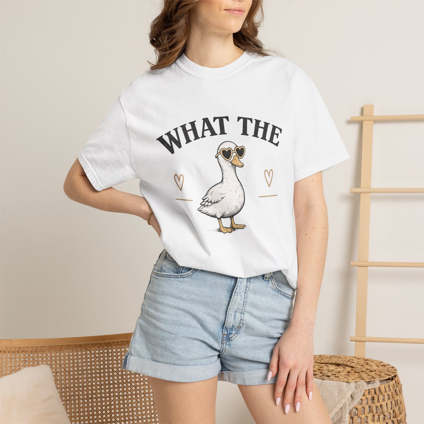 What The Duck T-Shirt — Cute Goose Graphic Tee
