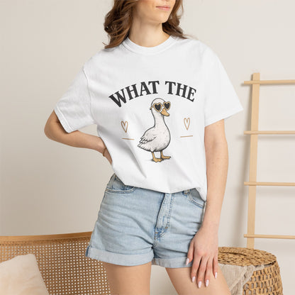 What The Duck T-Shirt — Cute Goose Graphic Tee