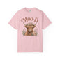 Highland Cow 'Moo·d' Floral Graphic T-Shirt