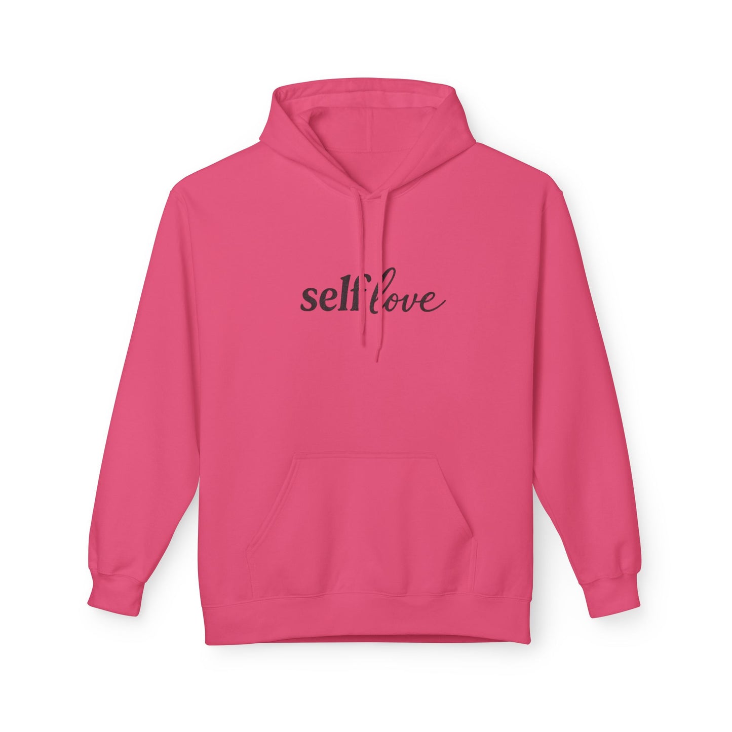 Self Love Hoodie Heart Graphic Pullover