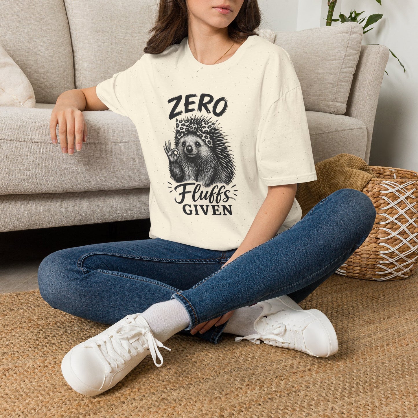 Zero Fluffs Given Graphic Tee