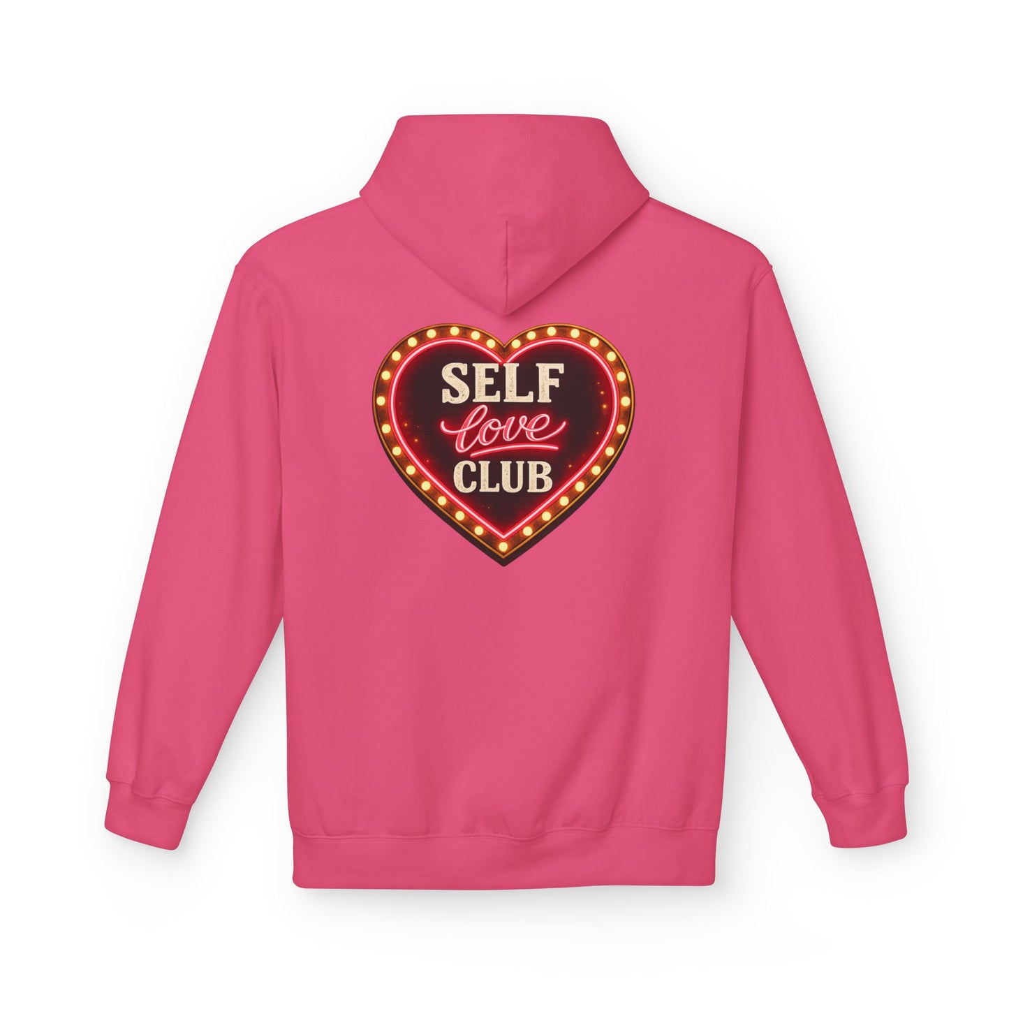 Self Love Hoodie Heart Graphic Pullover