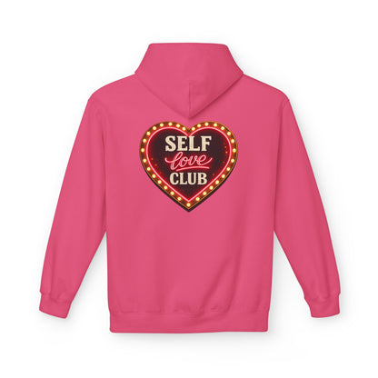 Self Love Hoodie Heart Graphic Pullover