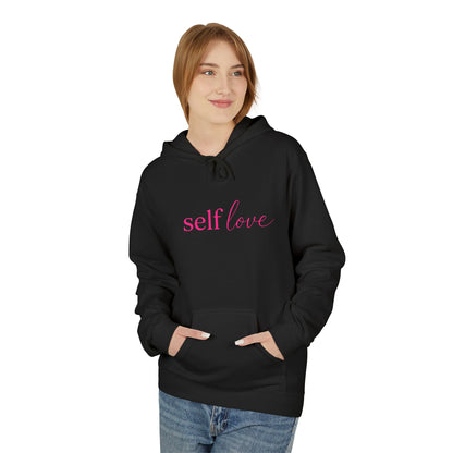 Self Love Hoodie Heart Graphic Pullover