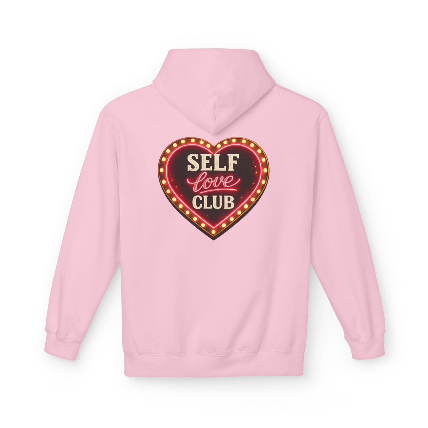 Self Love Hoodie Heart Graphic Pullover