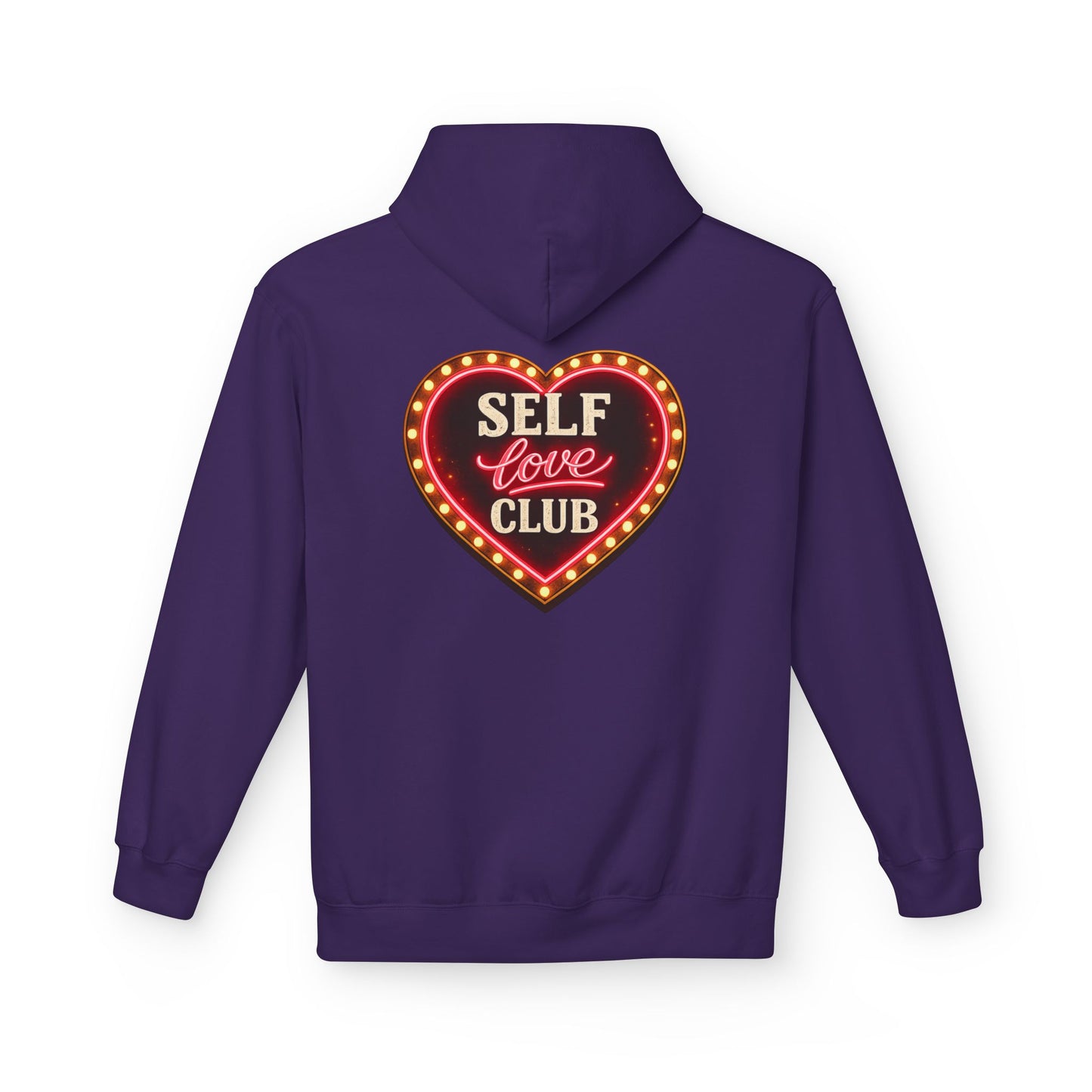 Self Love Hoodie Heart Graphic Pullover