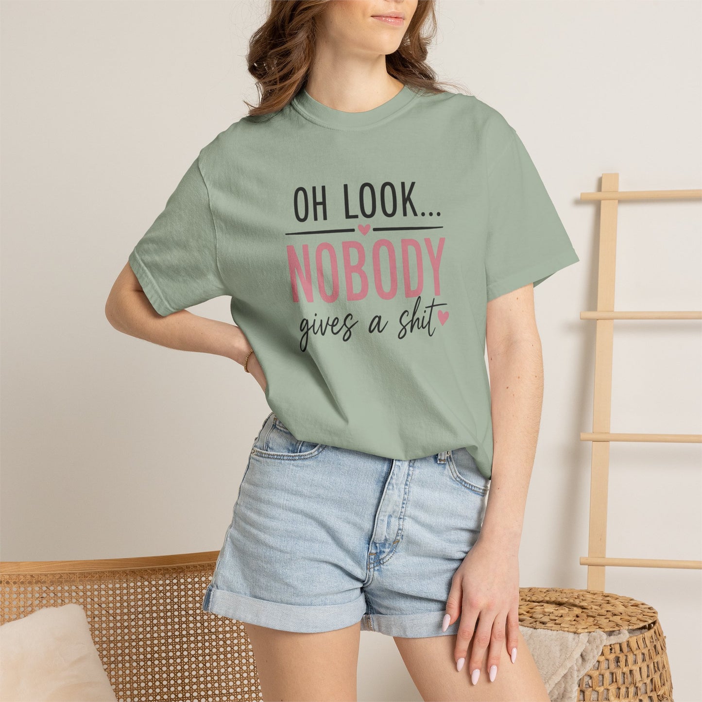 Oh Look Nobody Gives a Shit Tee 2
