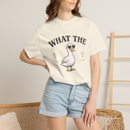 What The Duck T-Shirt — Cute Goose Graphic Tee