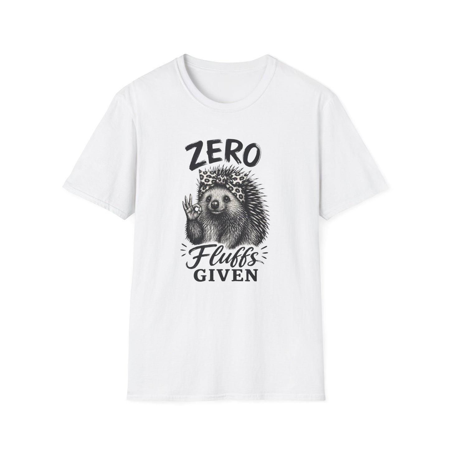 Zero Fluffs Given Graphic Tee