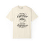 T-Shirt — "More Espresso Less Depresso" Coffee Graphic Tee