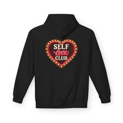 Self Love Hoodie Heart Graphic Pullover