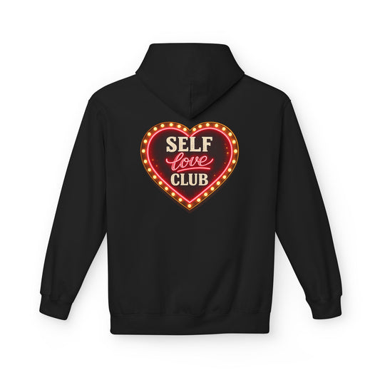 Self Love Hoodie Heart Graphic Pullover