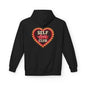 Self Love Hoodie Heart Graphic Pullover