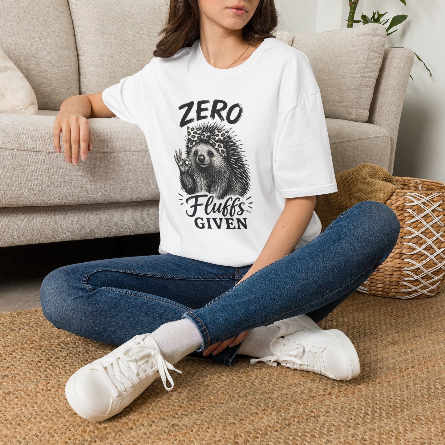 Zero Fluffs Given Graphic Tee