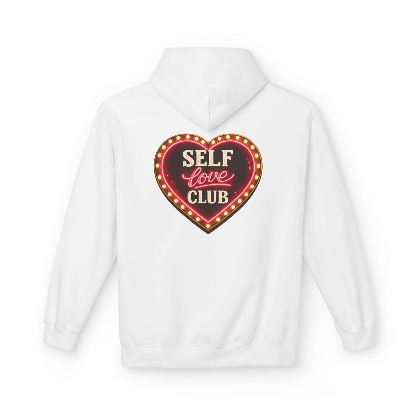 Self Love Hoodie Heart Graphic Pullover