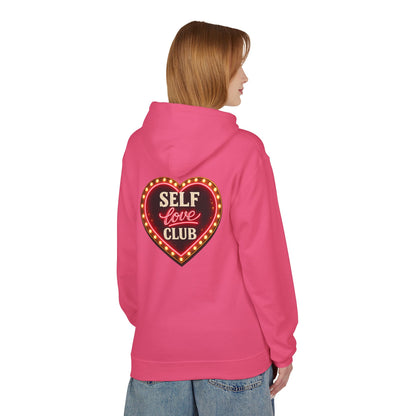 Self Love Hoodie Heart Graphic Pullover