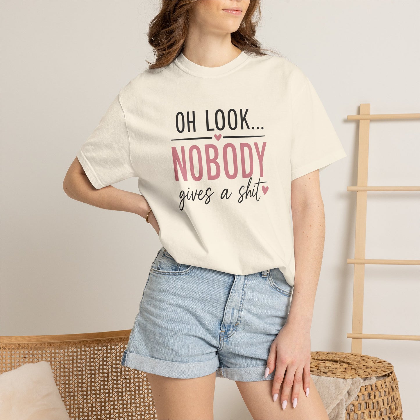 Oh Look Nobody Gives a Shit Tee 2