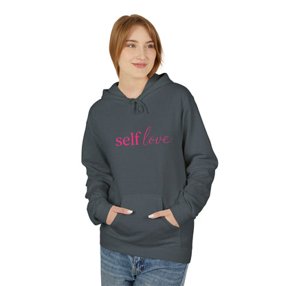 Self Love Hoodie Heart Graphic Pullover