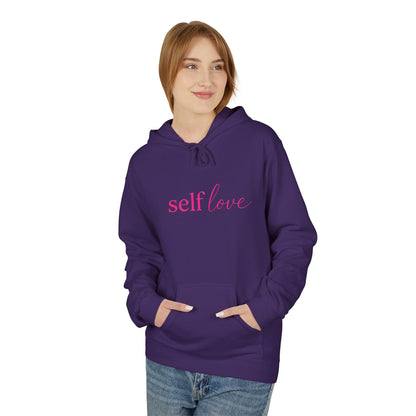 Self Love Hoodie Heart Graphic Pullover