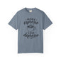 T-Shirt — "More Espresso Less Depresso" Coffee Graphic Tee