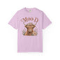 Highland Cow 'Moo·d' Floral Graphic T-Shirt