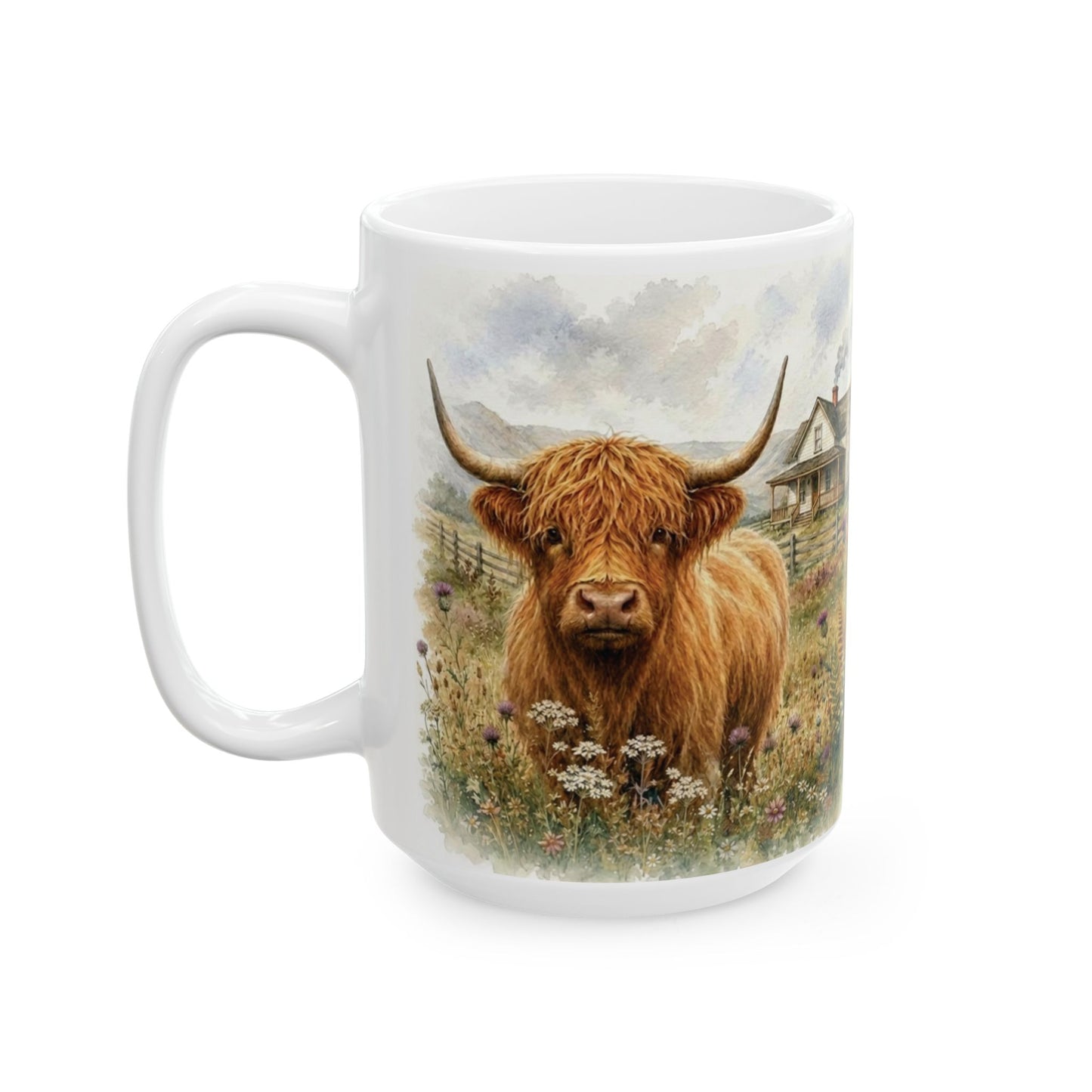 Highland Cow Coffee Mug (11oz & 15oz)