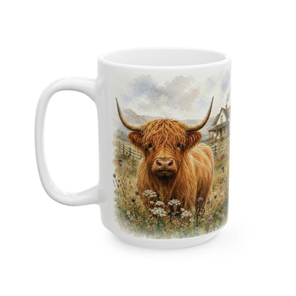 Highland Cow Coffee Mug (11oz & 15oz)
