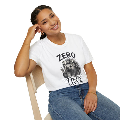Zero Fluffs Given Graphic Tee