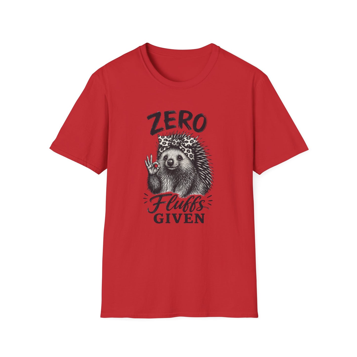 Zero Fluffs Given Graphic Tee