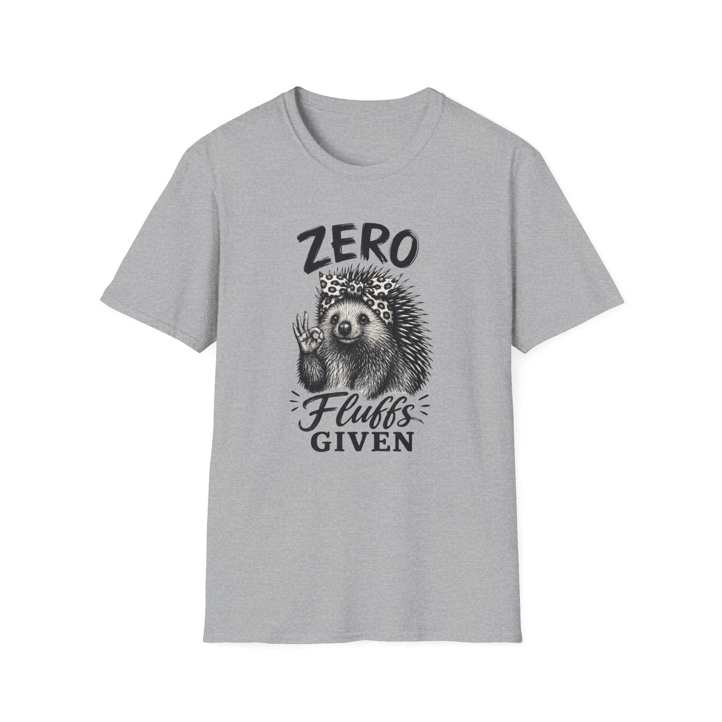 Zero Fluffs Given Graphic Tee