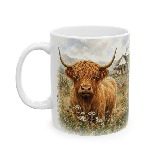 Highland Cow Coffee Mug (11oz & 15oz)