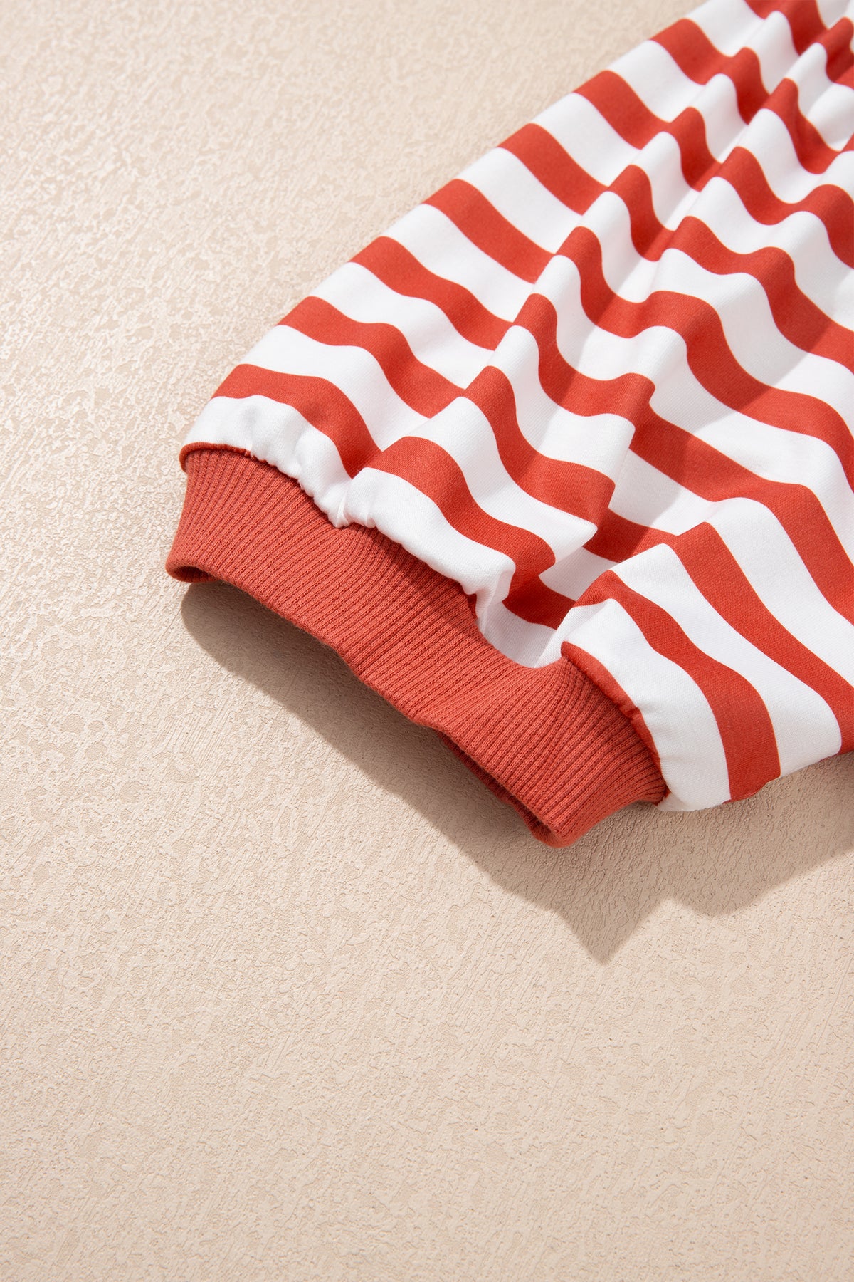 Stripe Bubble Sleeve T Shirt