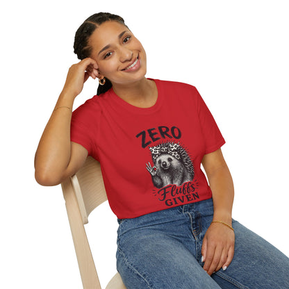 Zero Fluffs Given Graphic Tee