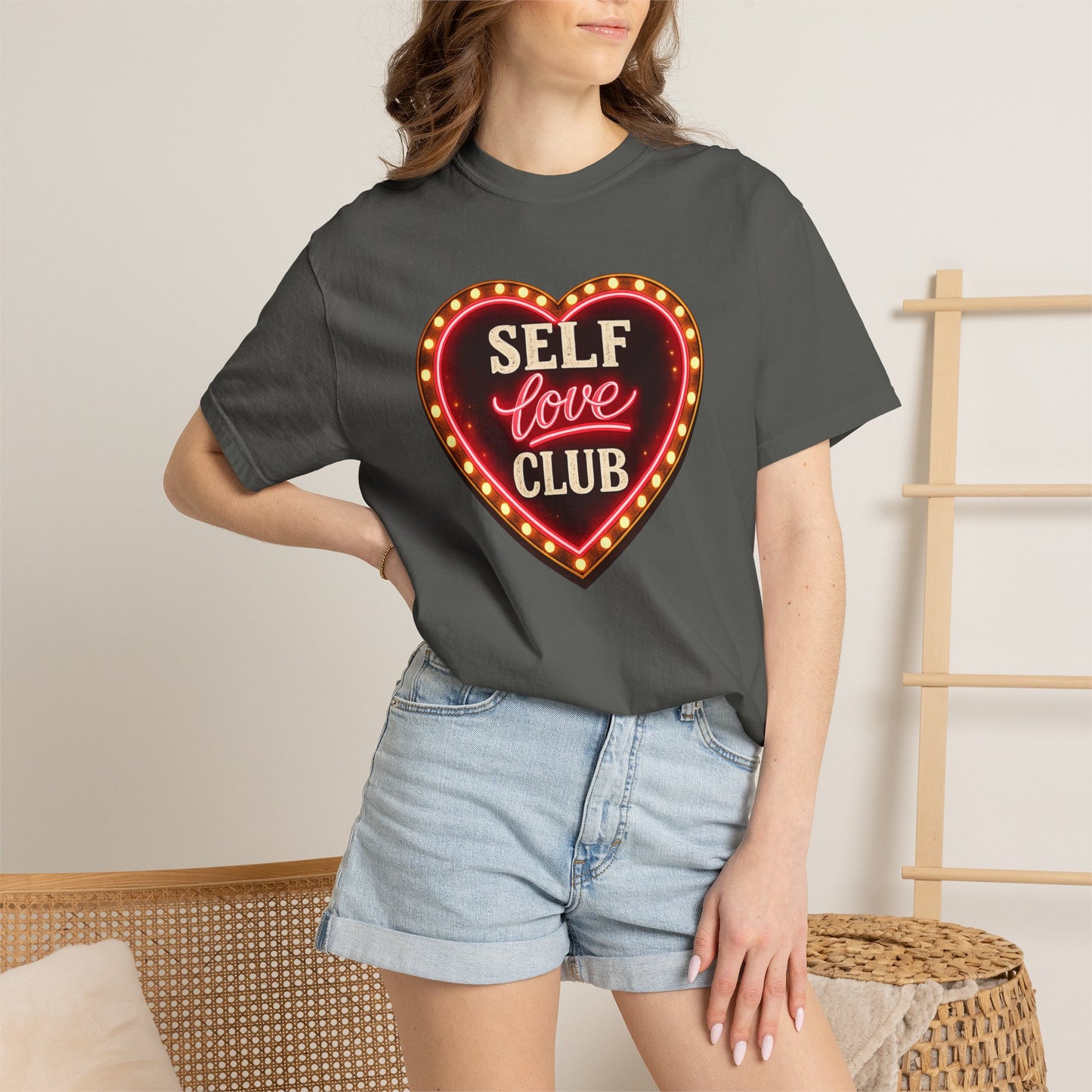 Self Love Club Heart Graphic Tshirt