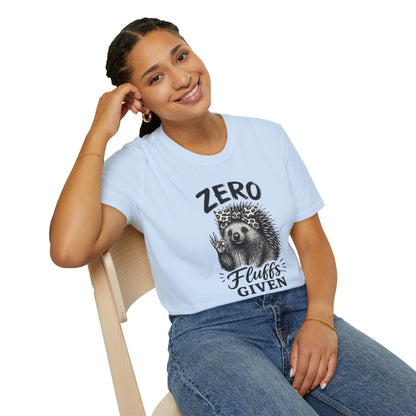 Zero Fluffs Given Graphic Tee
