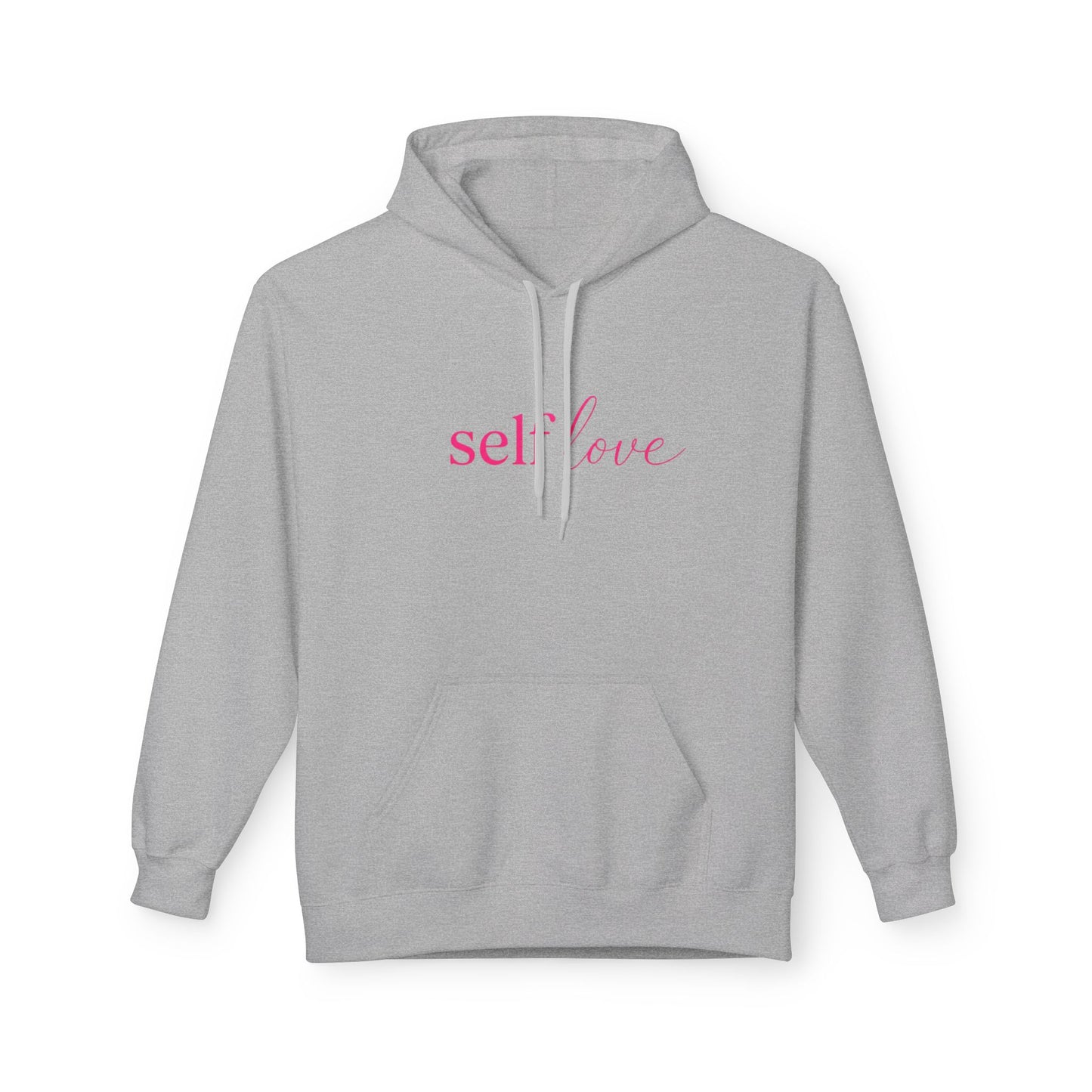 Self Love Hoodie Heart Graphic Pullover