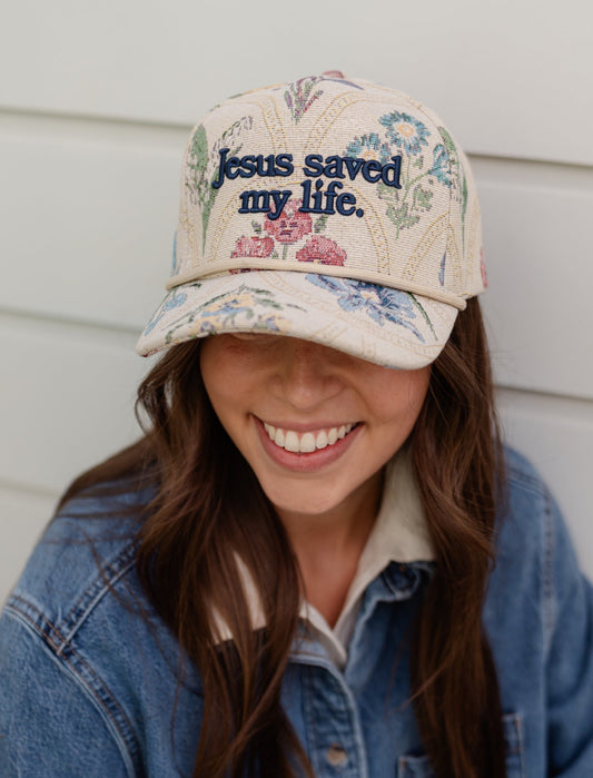 Jesus saved my life Hat
