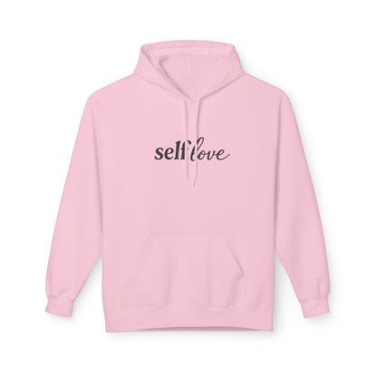 Self Love Hoodie Heart Graphic Pullover