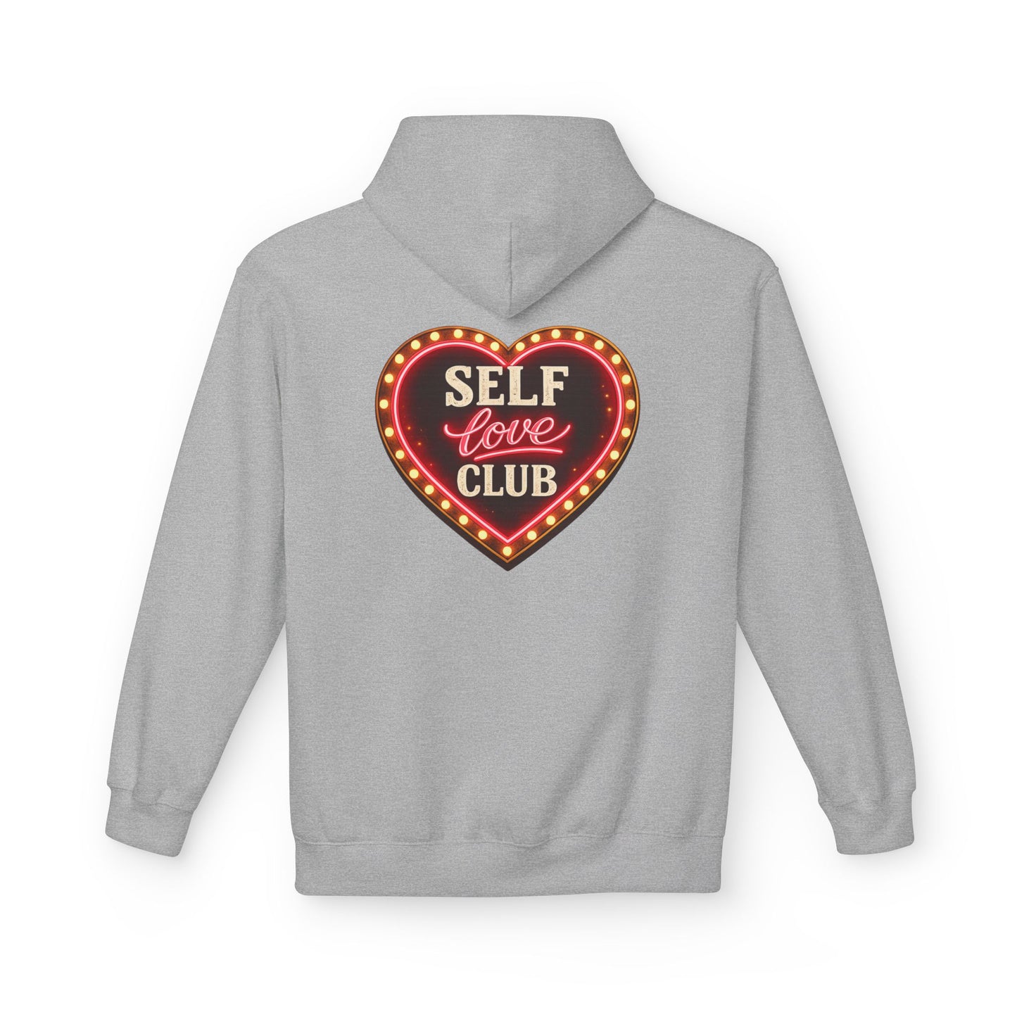 Self Love Hoodie Heart Graphic Pullover