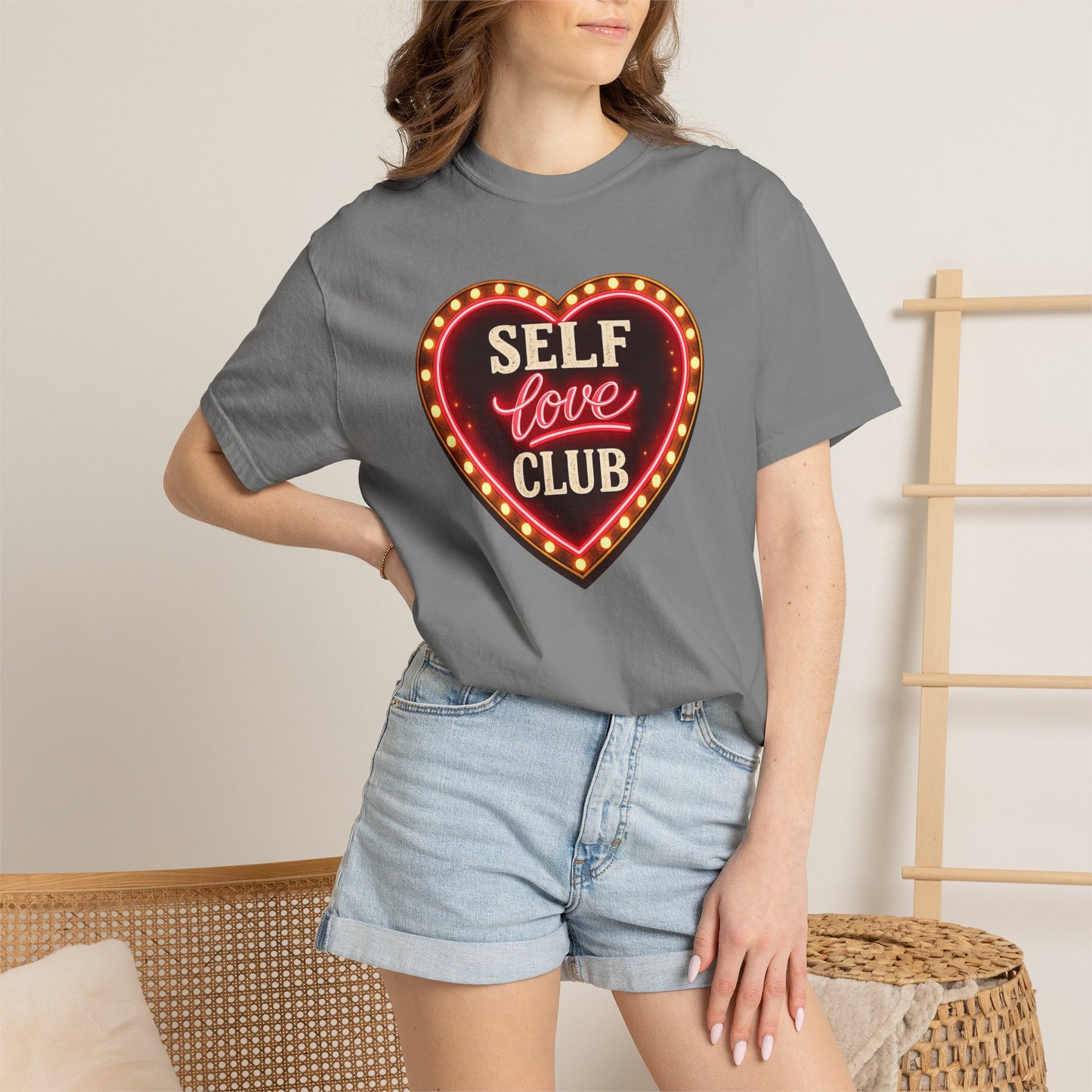 Self Love Club Heart Graphic Tshirt