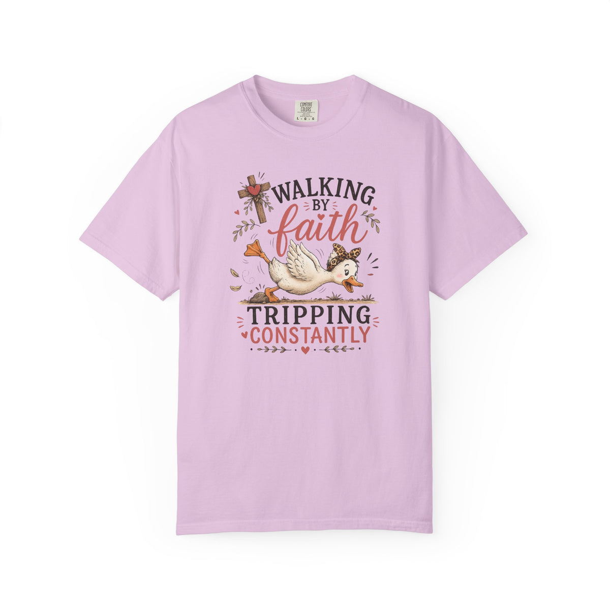 Walking by Faith T-Shirt — Christian Graphic Tee