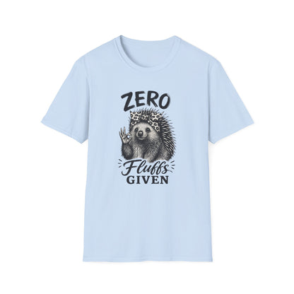 Zero Fluffs Given Graphic Tee