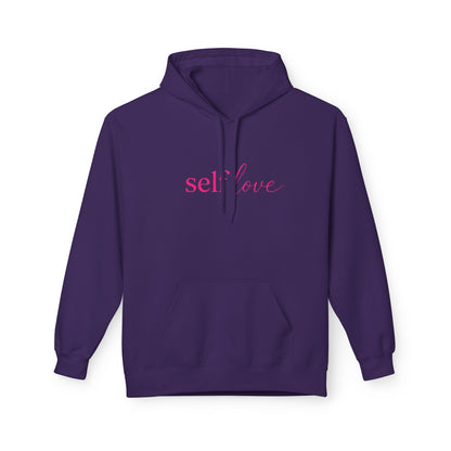 Self Love Hoodie Heart Graphic Pullover