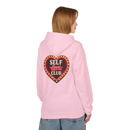 Self Love Hoodie Heart Graphic Pullover
