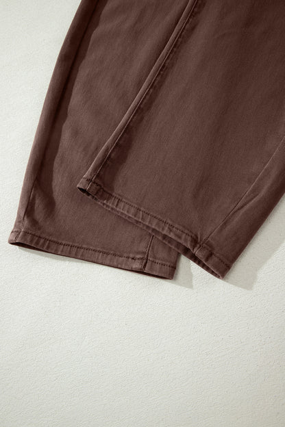 Beau Blue Patch Pocket Barrel Jeans
