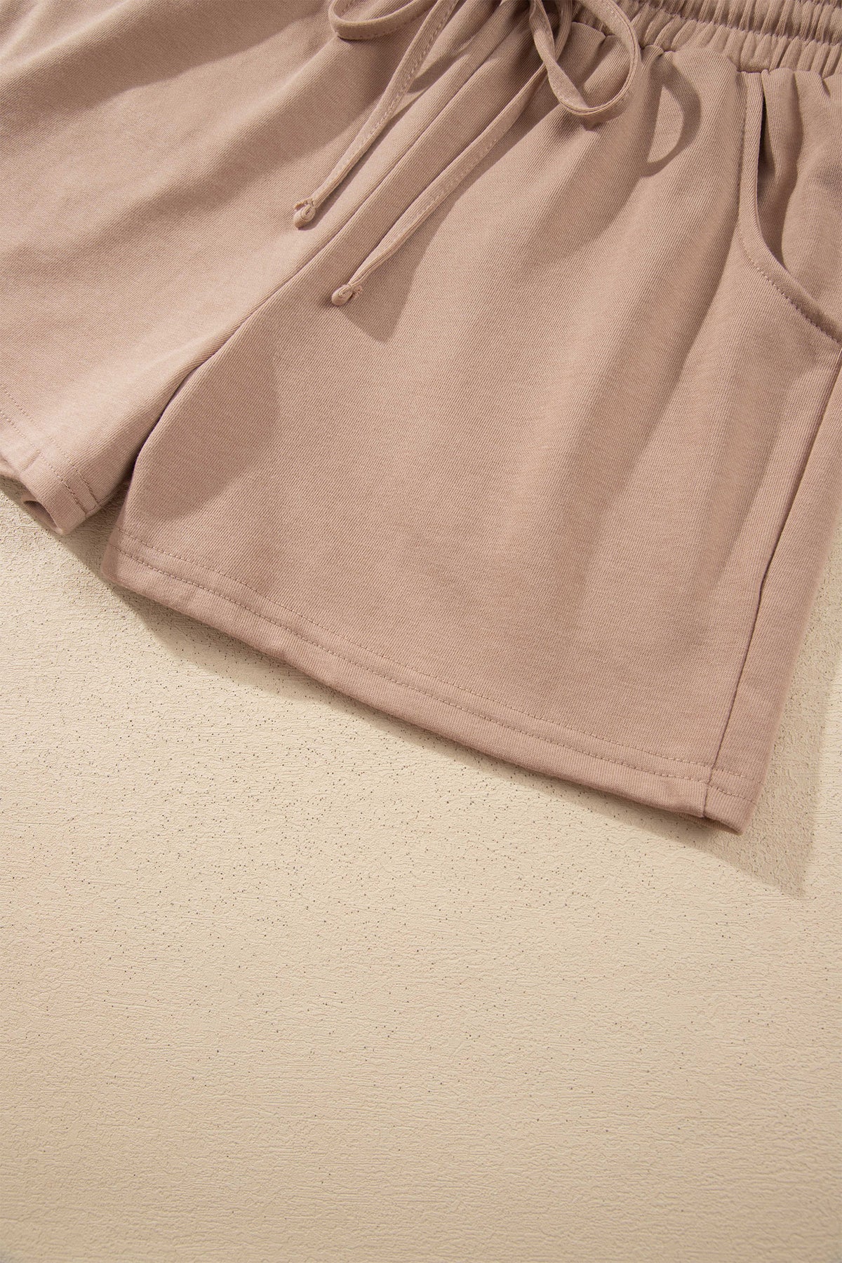 Checkered Long Sleeve Top/Shorts 2pcs Set