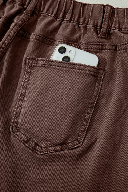 Beau Blue Patch Pocket Barrel Jeans